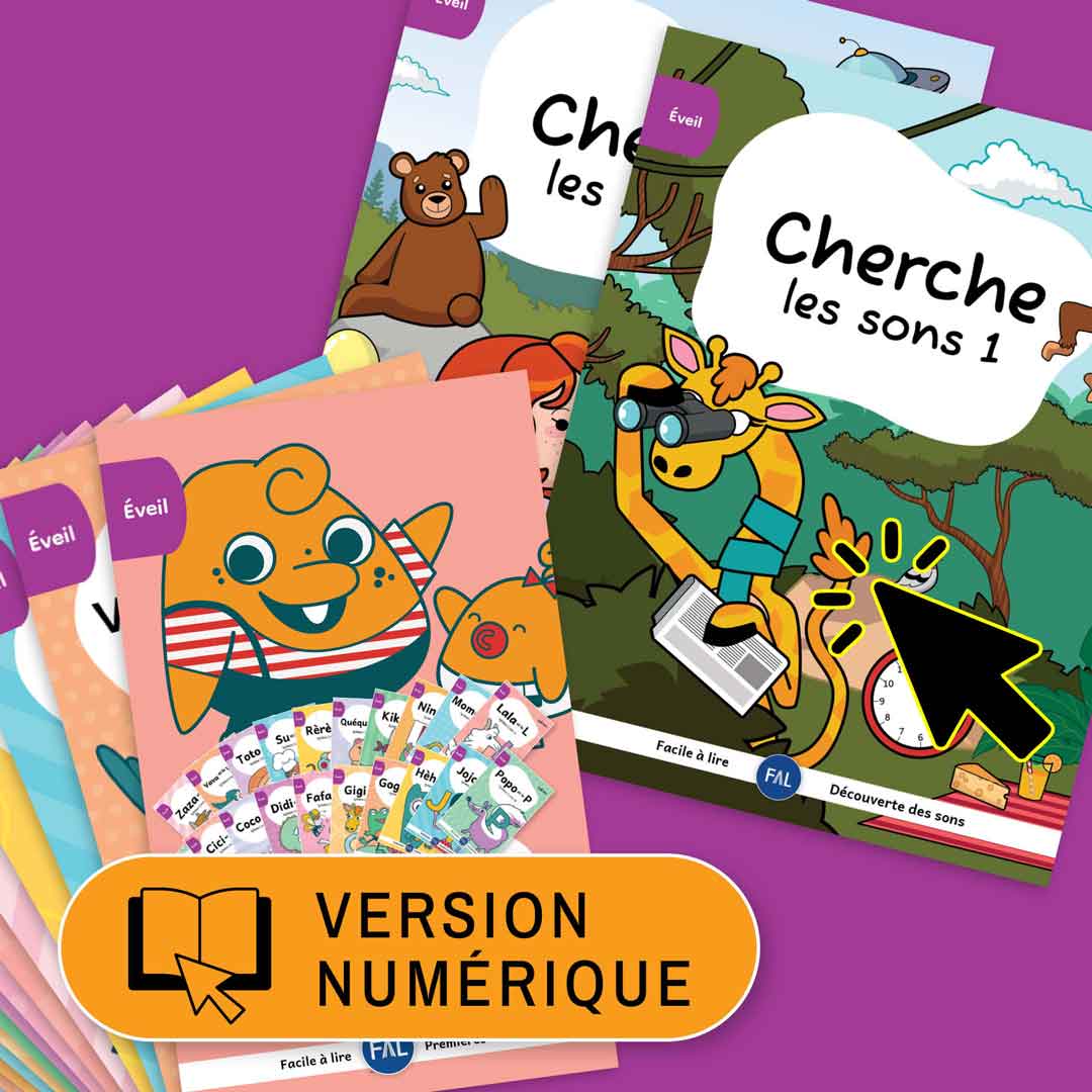 Ensemble d'éveil - 22 livres numériques - Abonnement 1 an