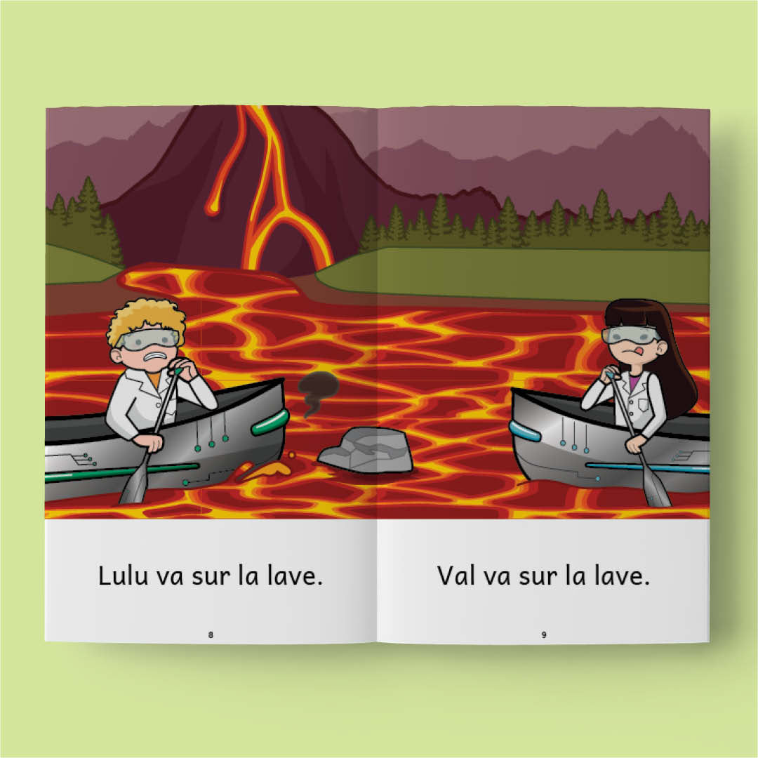 Pages de Lulu : ramer dans la lave