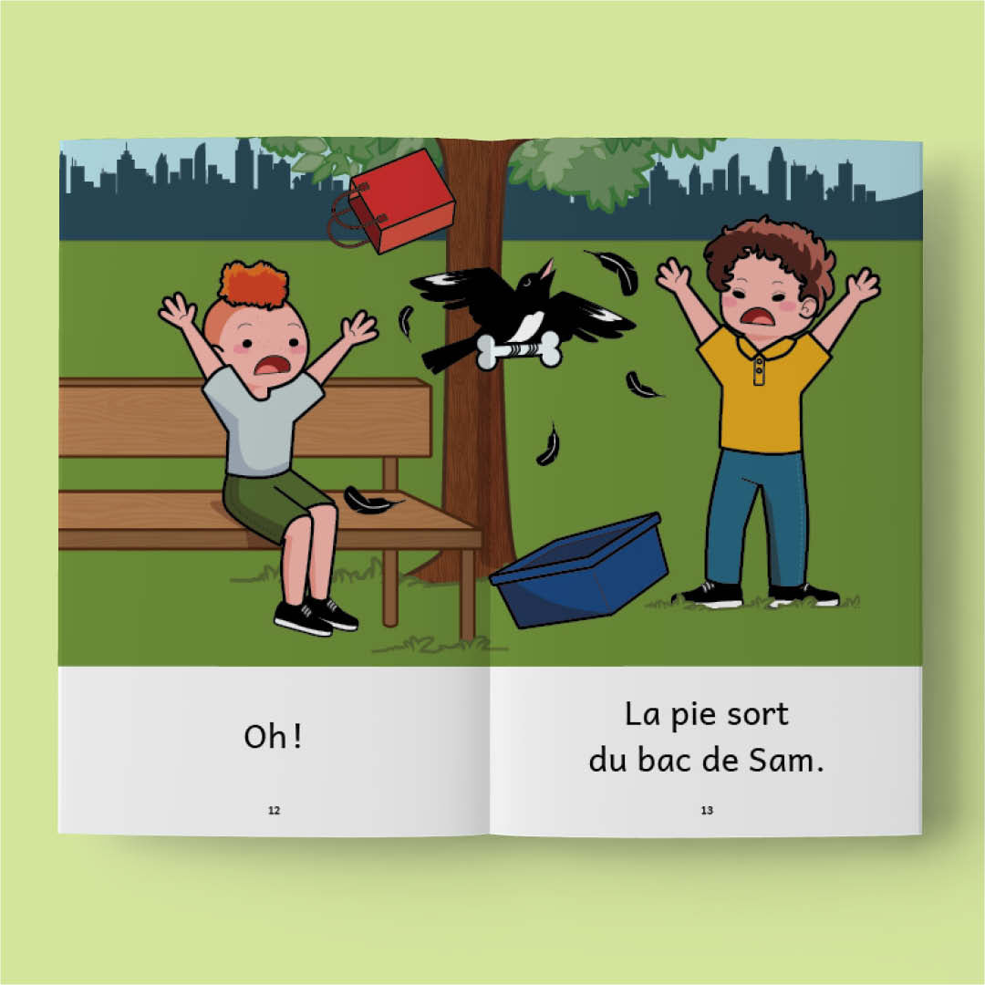 Extrait: Sam et Jad et la pie