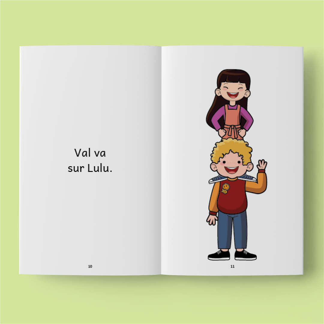 Pages intérieures: Val va sur Lulu