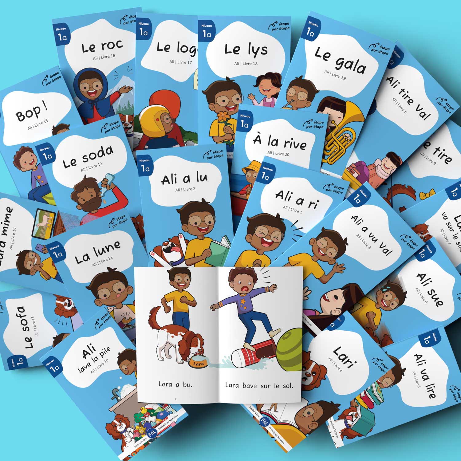 J'apprends 1a - Ali - Série de 20 livres motivants