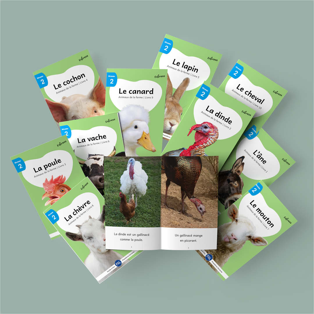 Animaux de la ferme (French beginner readers)