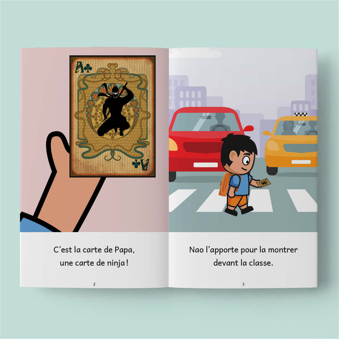 Nao le ninja – (French beginner readers)