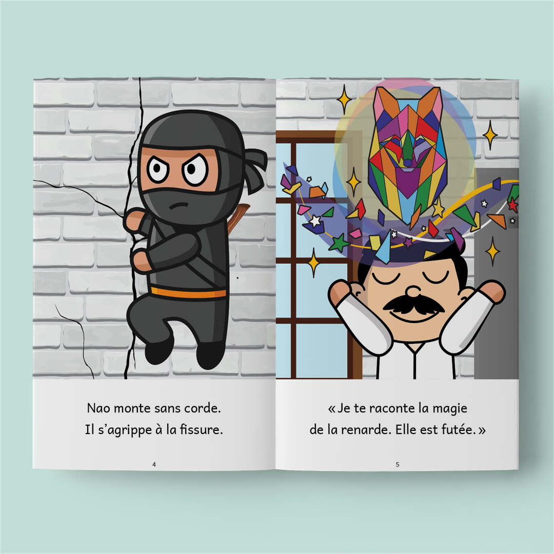 Nao le ninja – (French beginner readers)