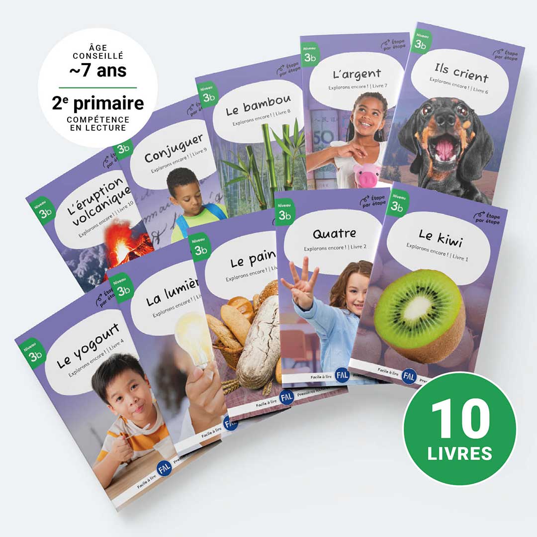 Série de 10 livres Explorons encore !
