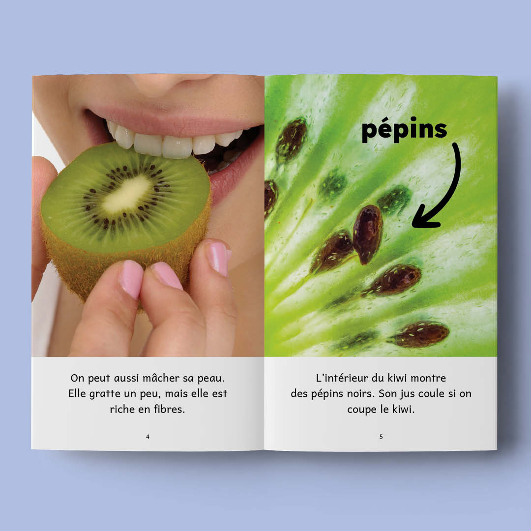 Double page intérieure du livre