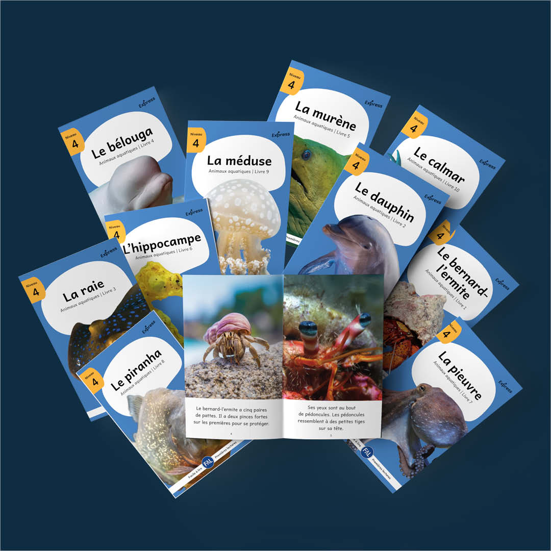 Animaux aquatiques - Série de 10 livres (2026)