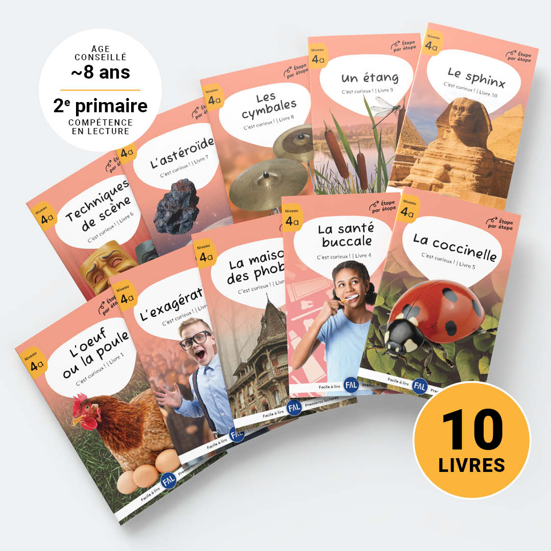 J'apprends 4a - C'est curieux ! - Série de 10 livres