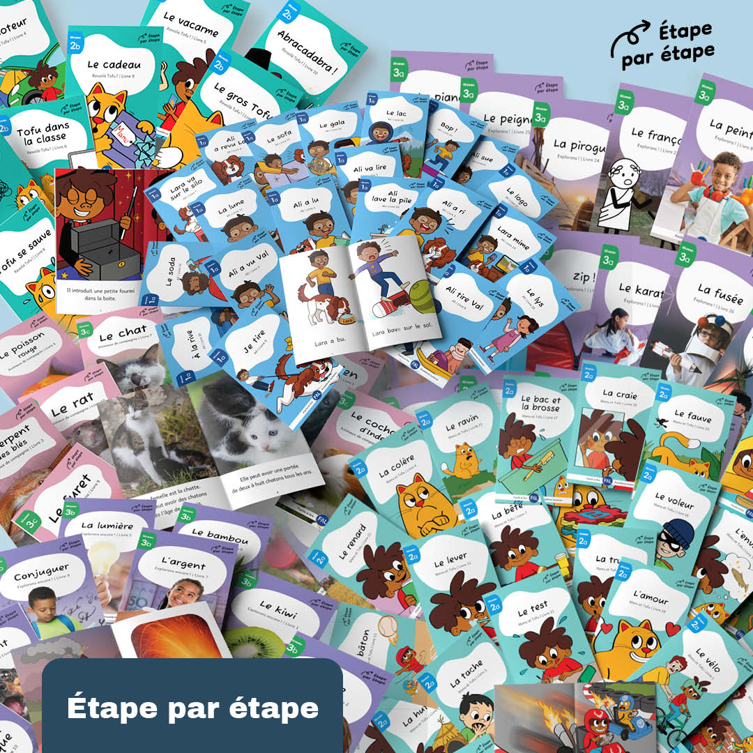 Ensemble Étape par étape - 165 livres imprimés + 90 livres numériques