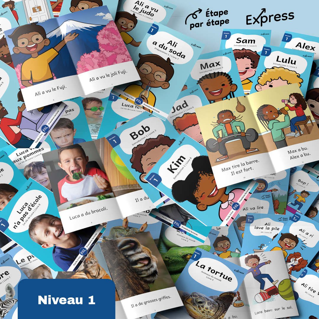 Ensemble de niveau 1 - 111 livres imprimés + 40 livres numériques