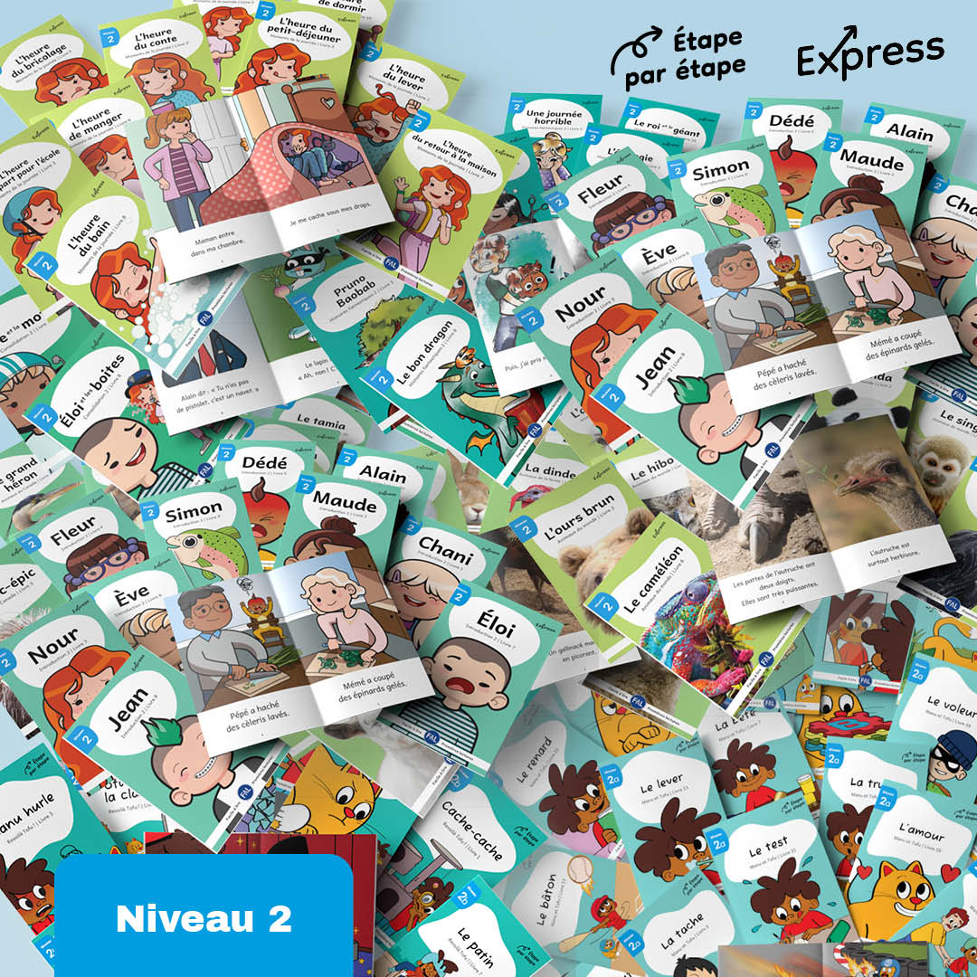 Ensemble de niveau 2 - 118 livres imprimés + 40 livres numériques