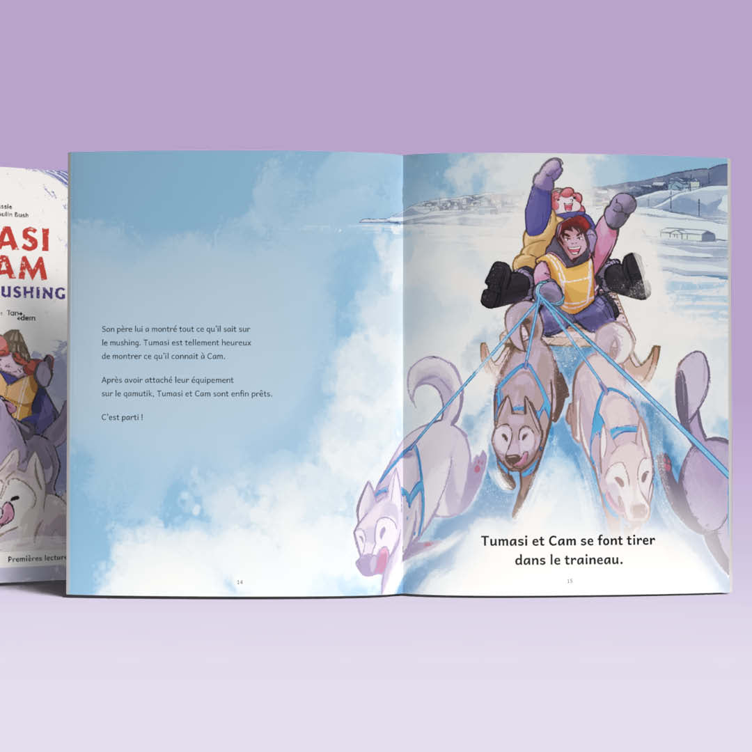 Tandem : Tumasi et Cam font du mushing