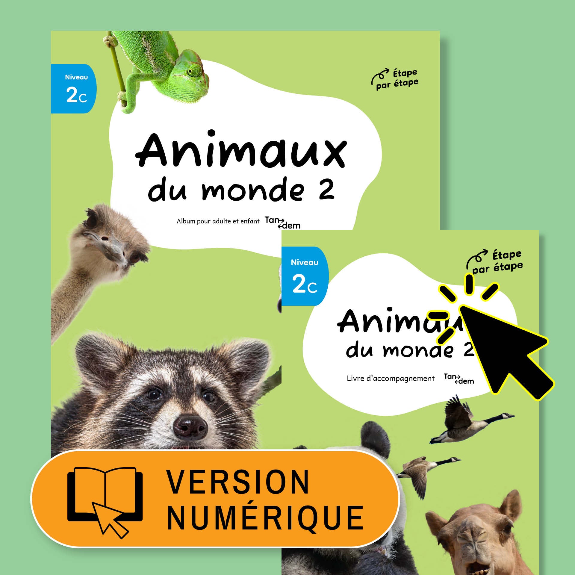 Tandem : Animaux du monde 2 - 2 livres numériques - licence classe - 1 an