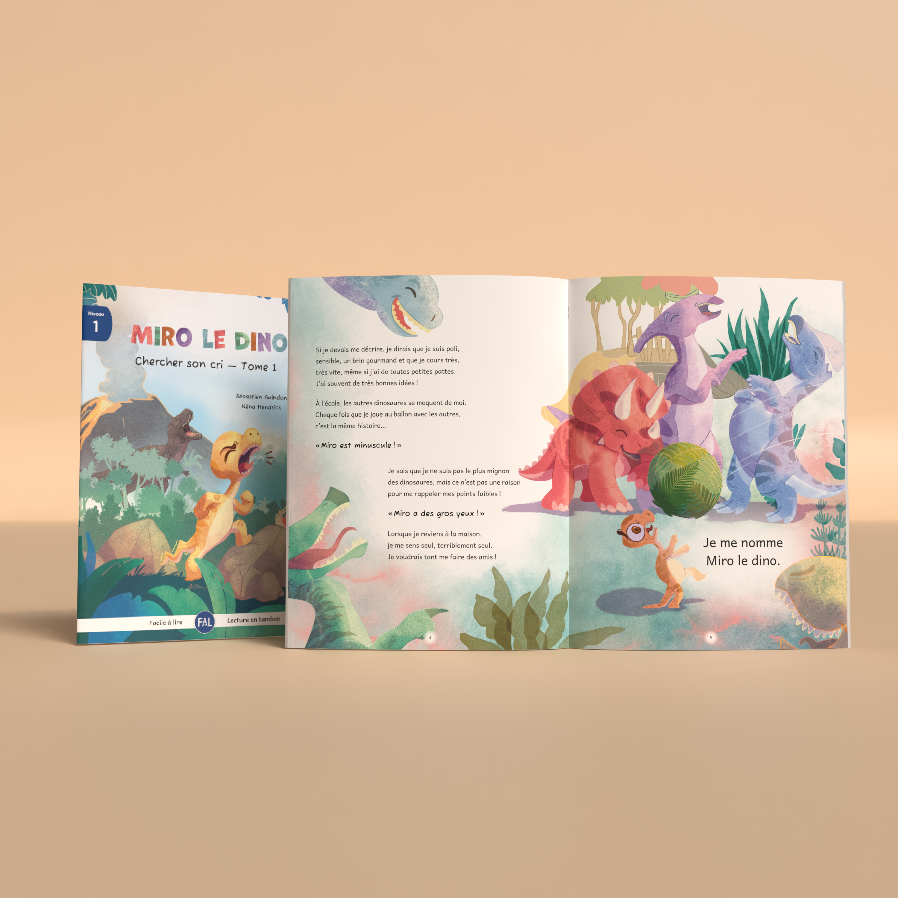 Tandem : Miro le dino – tome 1 – Chercher son cri