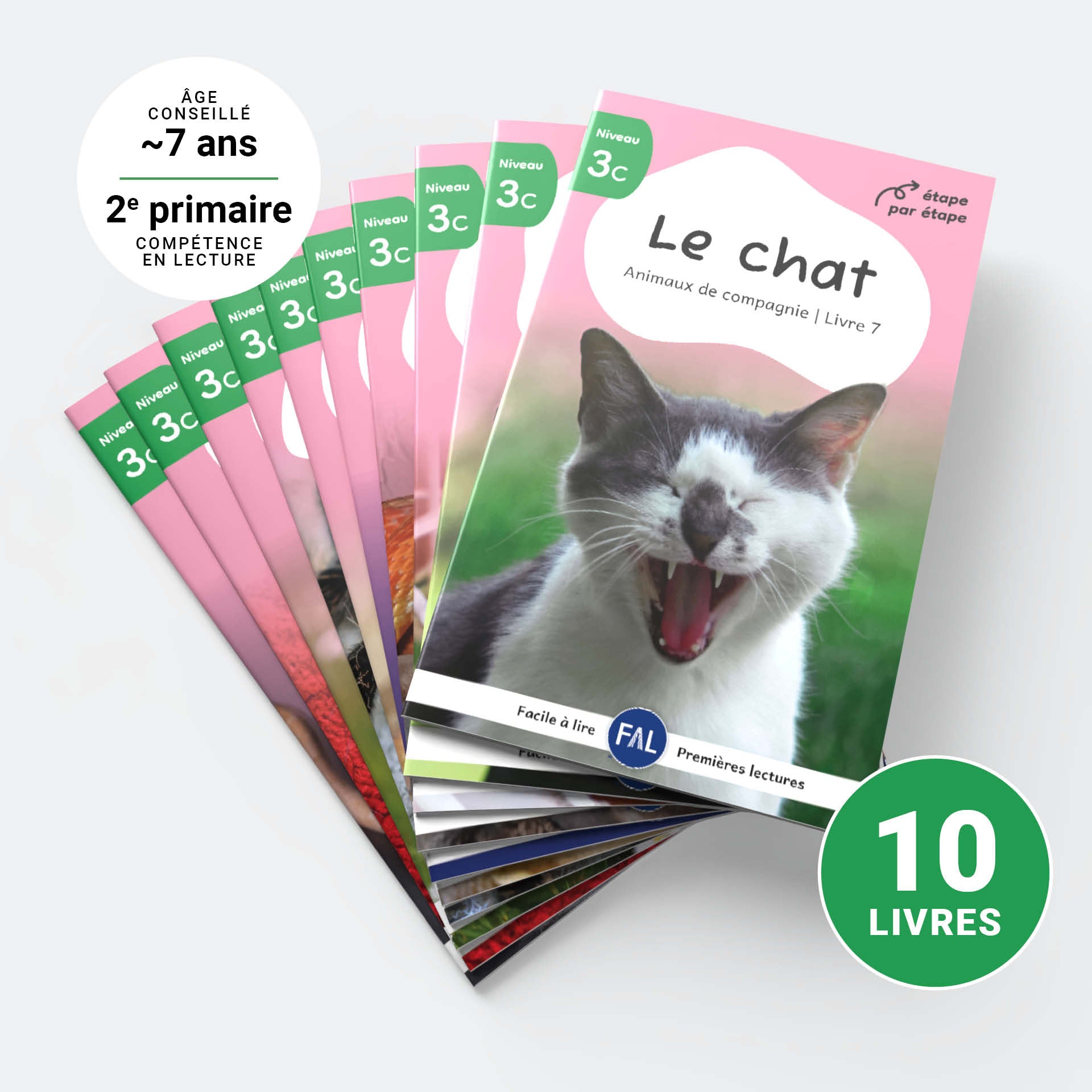 Animaux de compagnie – Série de 10 livres