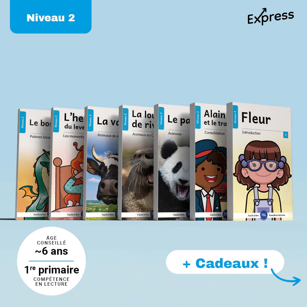 Ensemble de niveau 2 (7 séries +bonus – 73 livres)