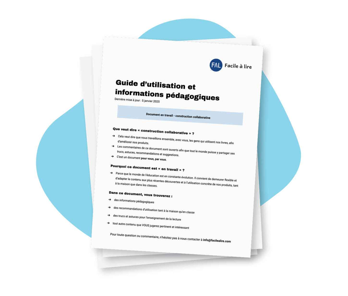 Guide d’utilisation et informations pédagogiques