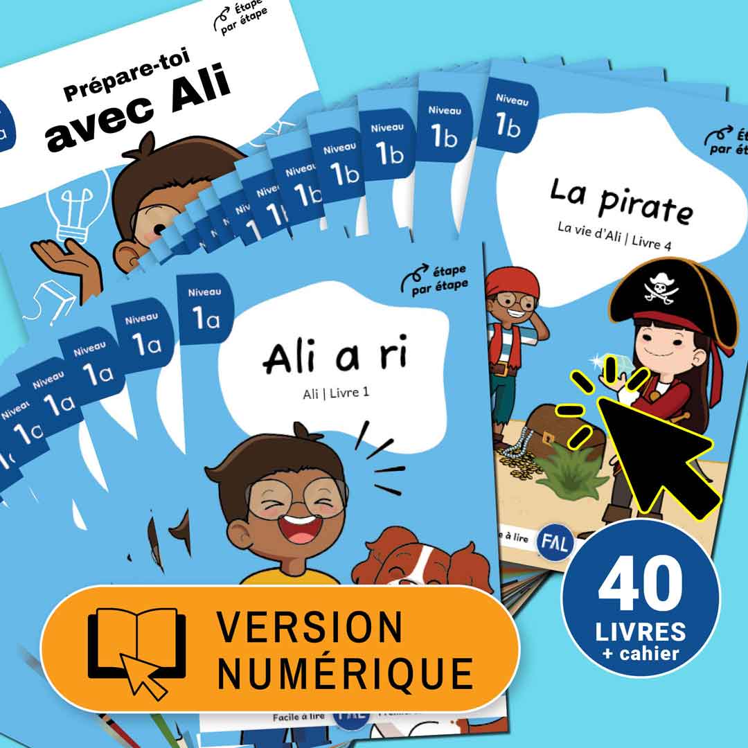 Ensemble Étape par étape Niveau 1 - 41 livres numériques - Licence classe - 1 an