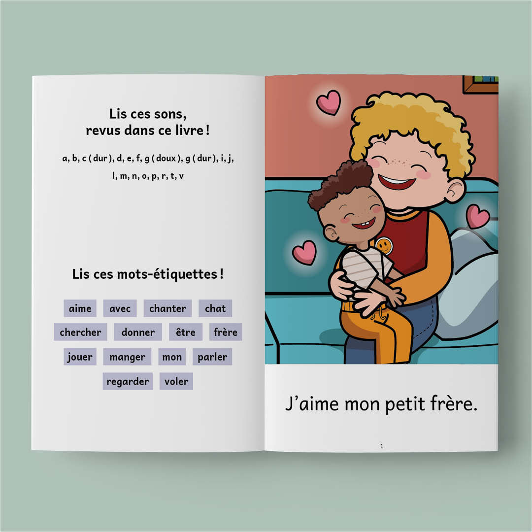 J’aime mon petit frère - livre unique