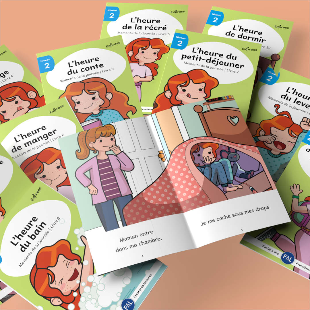 Les moments de la journée – (French beginner readers)
