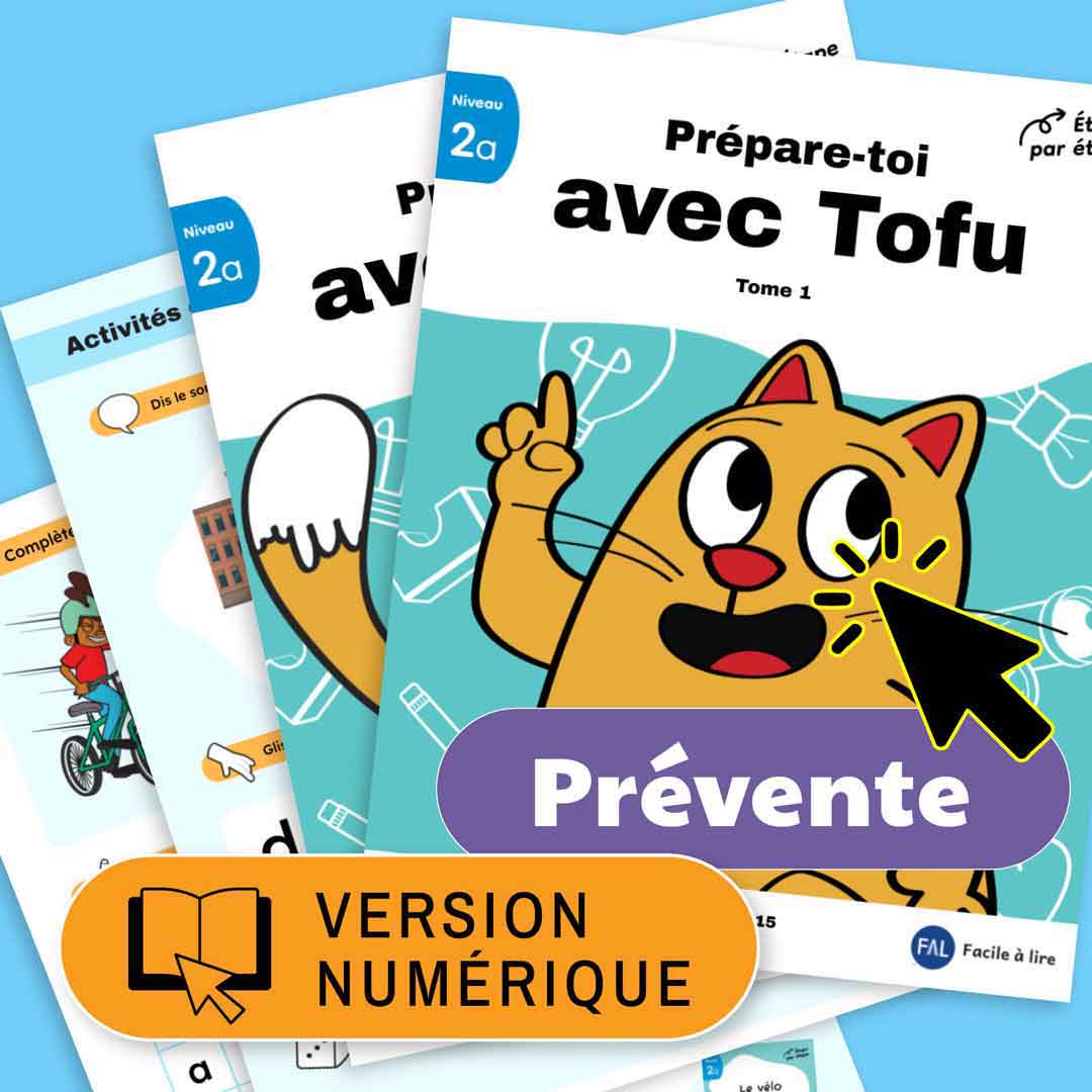 Prépare-toi 2 – Cahier d’accompagnement imprimable pour J'apprends 2a Manu et Tofu - Licence classe - 1 an)