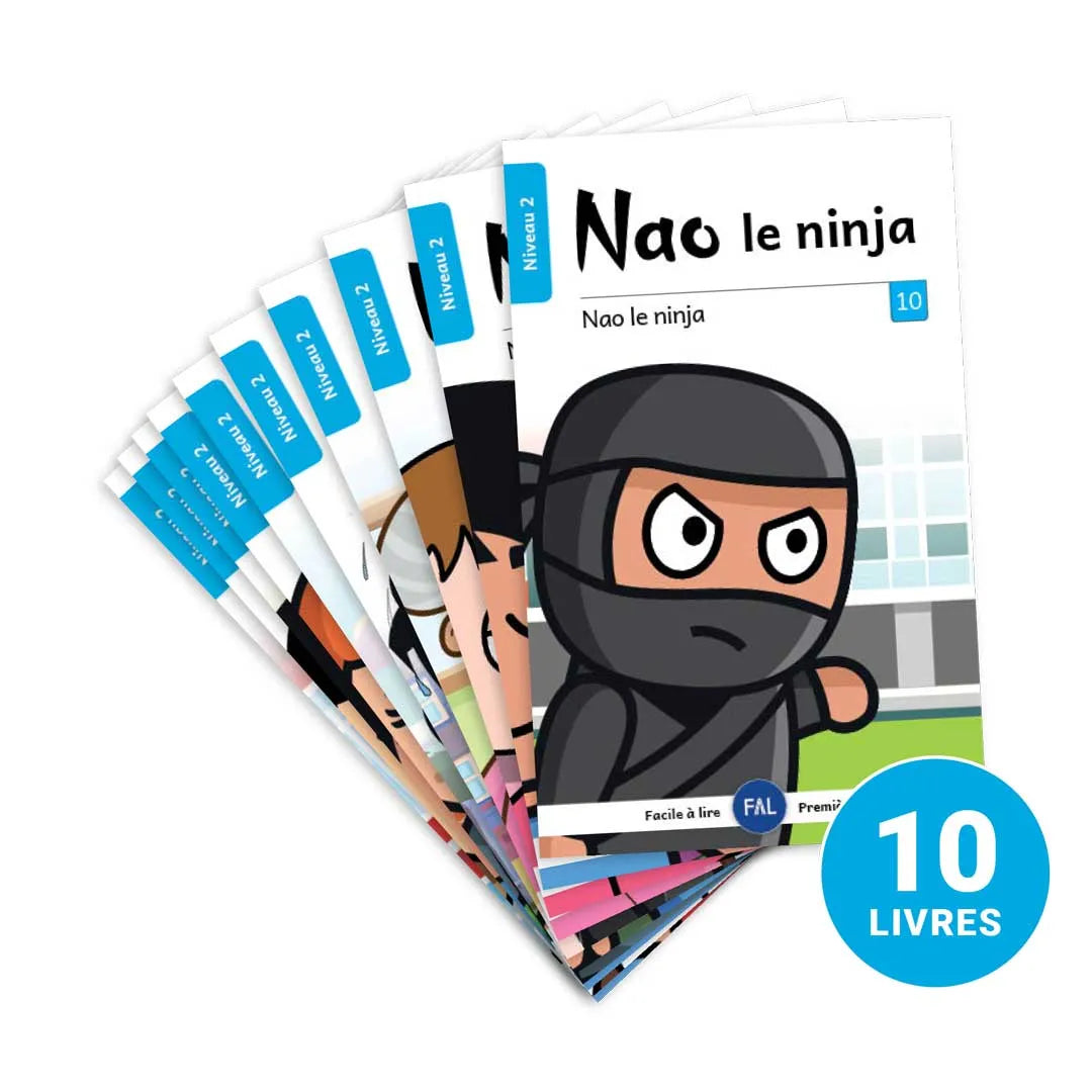 Nao le ninja – Série de 10 livres