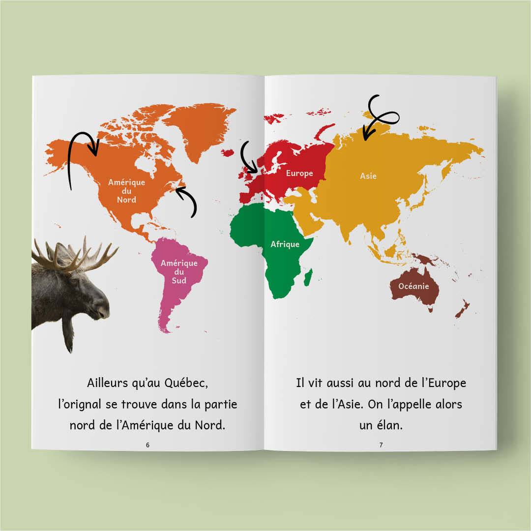 Animaux au Québec (French beginner readers)