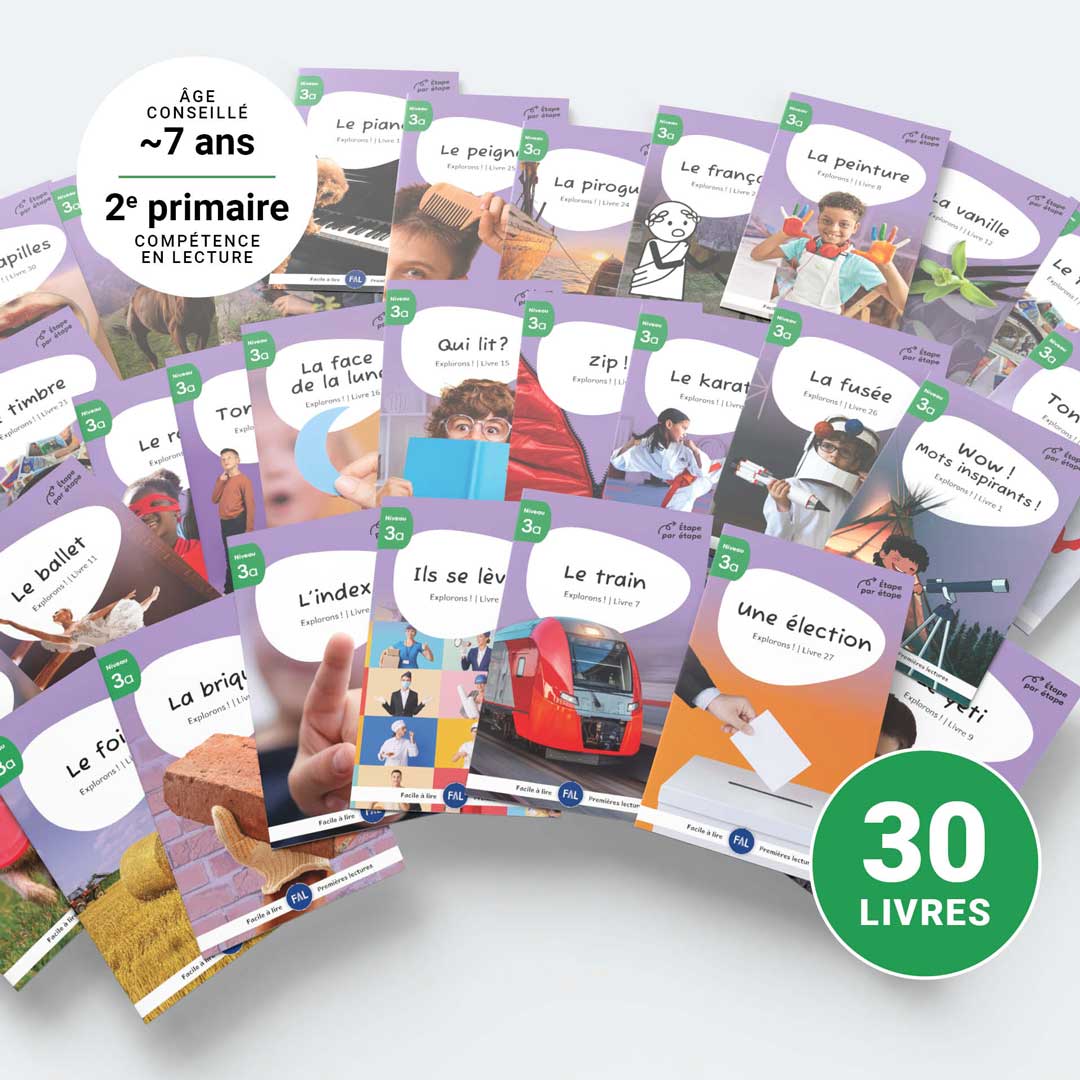 J'apprends 3a - Explorons ! - Série de 30 livres