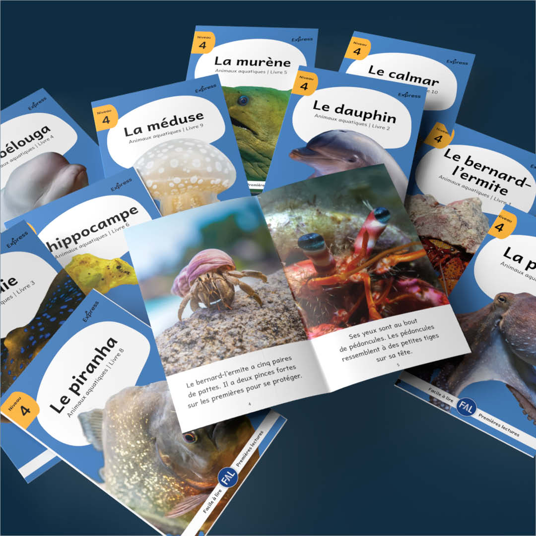 Animaux aquatiques - Série de 10 livres (2026) 