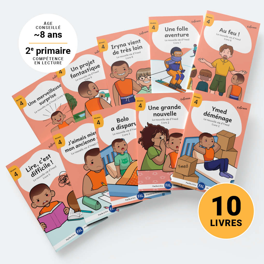 La nouvelle vie d’Ymed – Série de 10 livres (2026)
