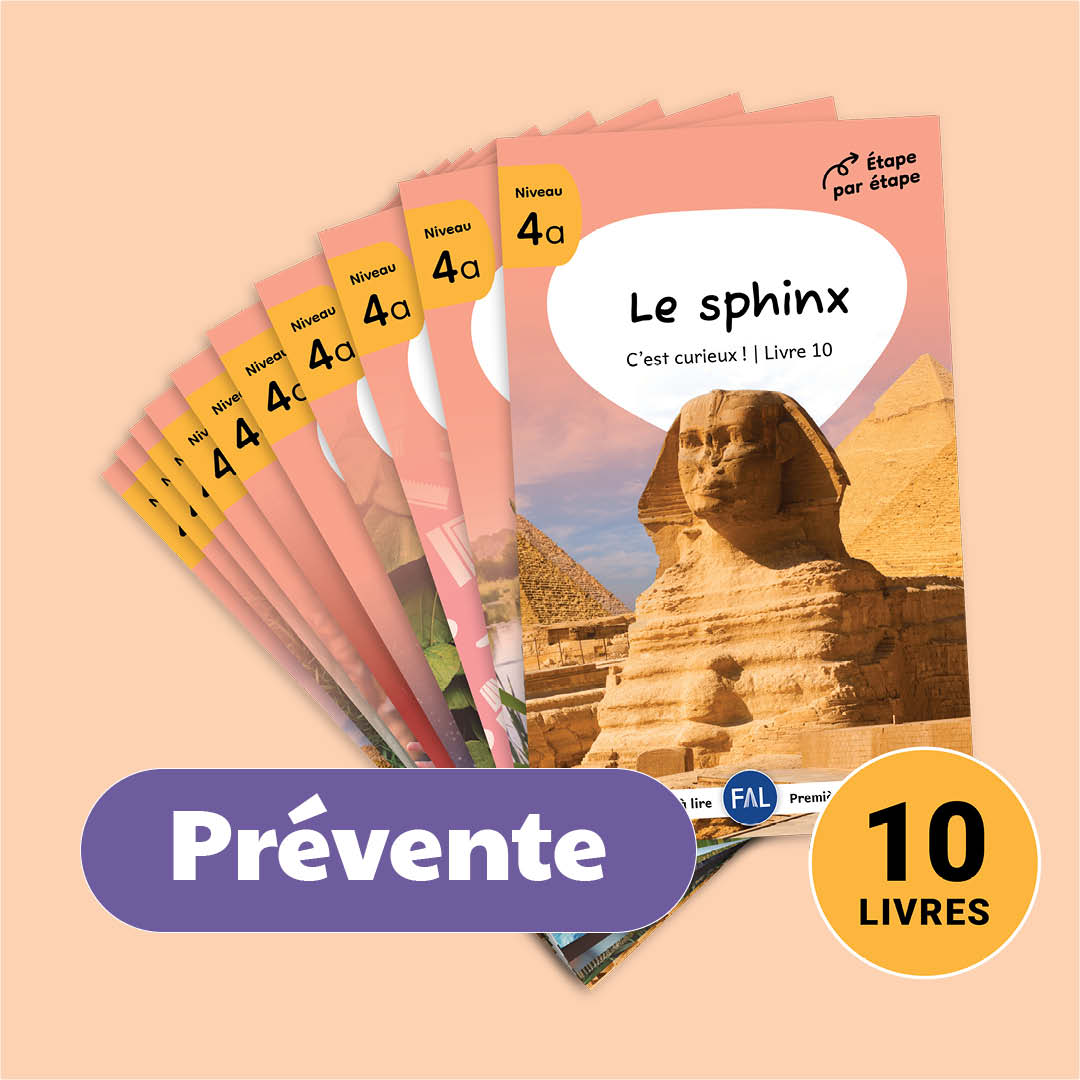 J'apprends 4a - C'est curieux ! - Série de 10 livres - Prévente