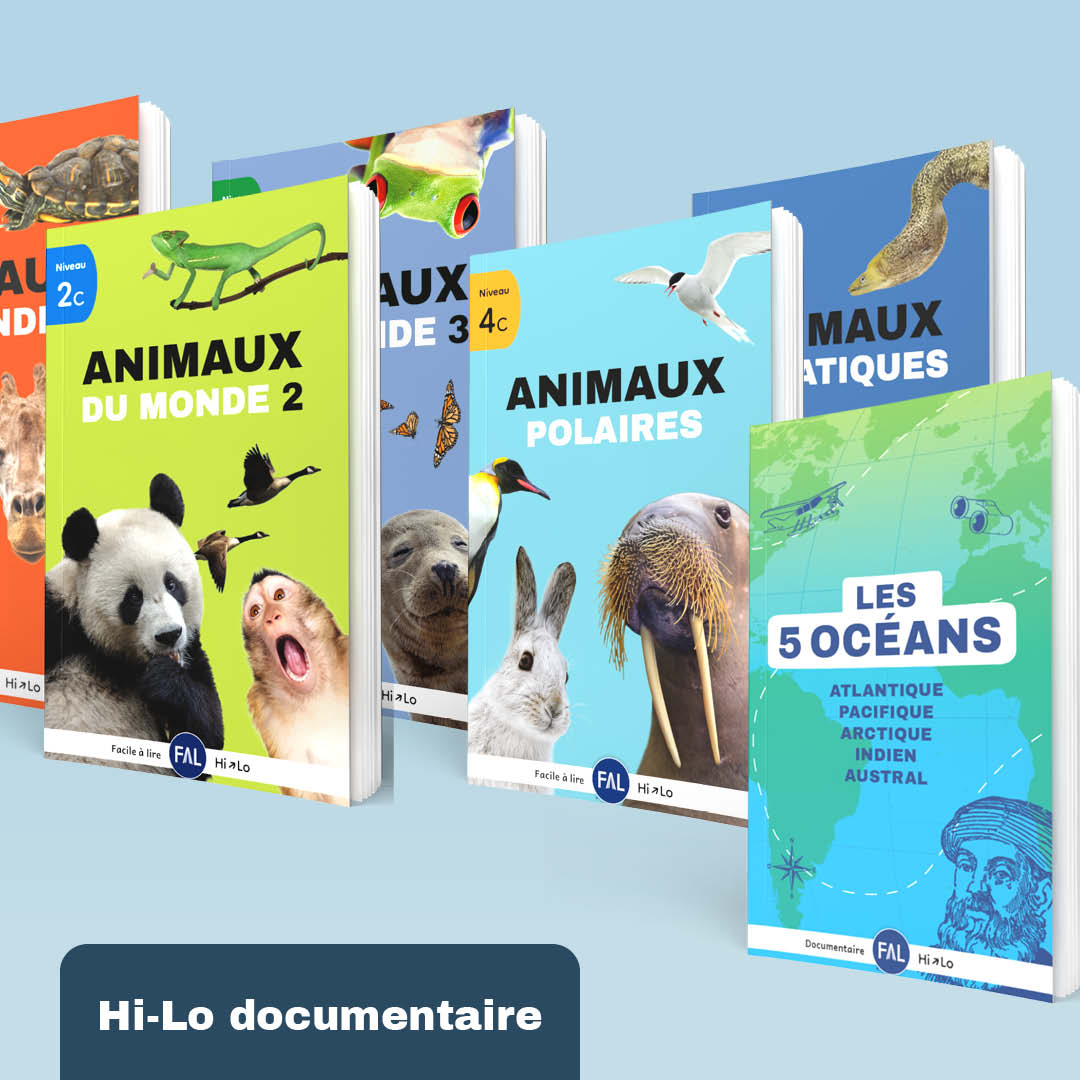 Ensemble Hi-Lo documentaire - 6 livres imprimés + 2 livres numériques