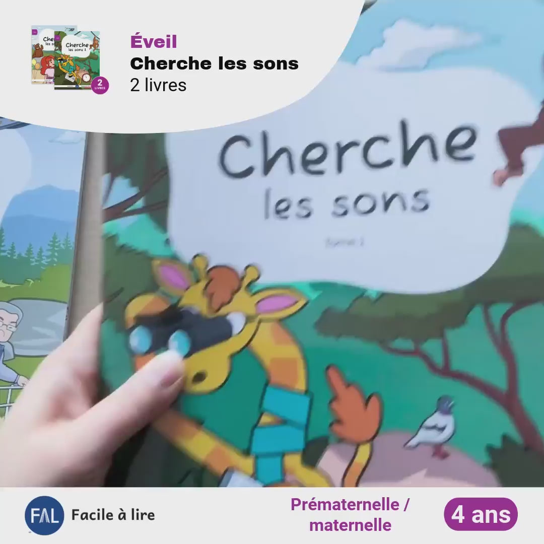 Présentation des livres Cherche les sons