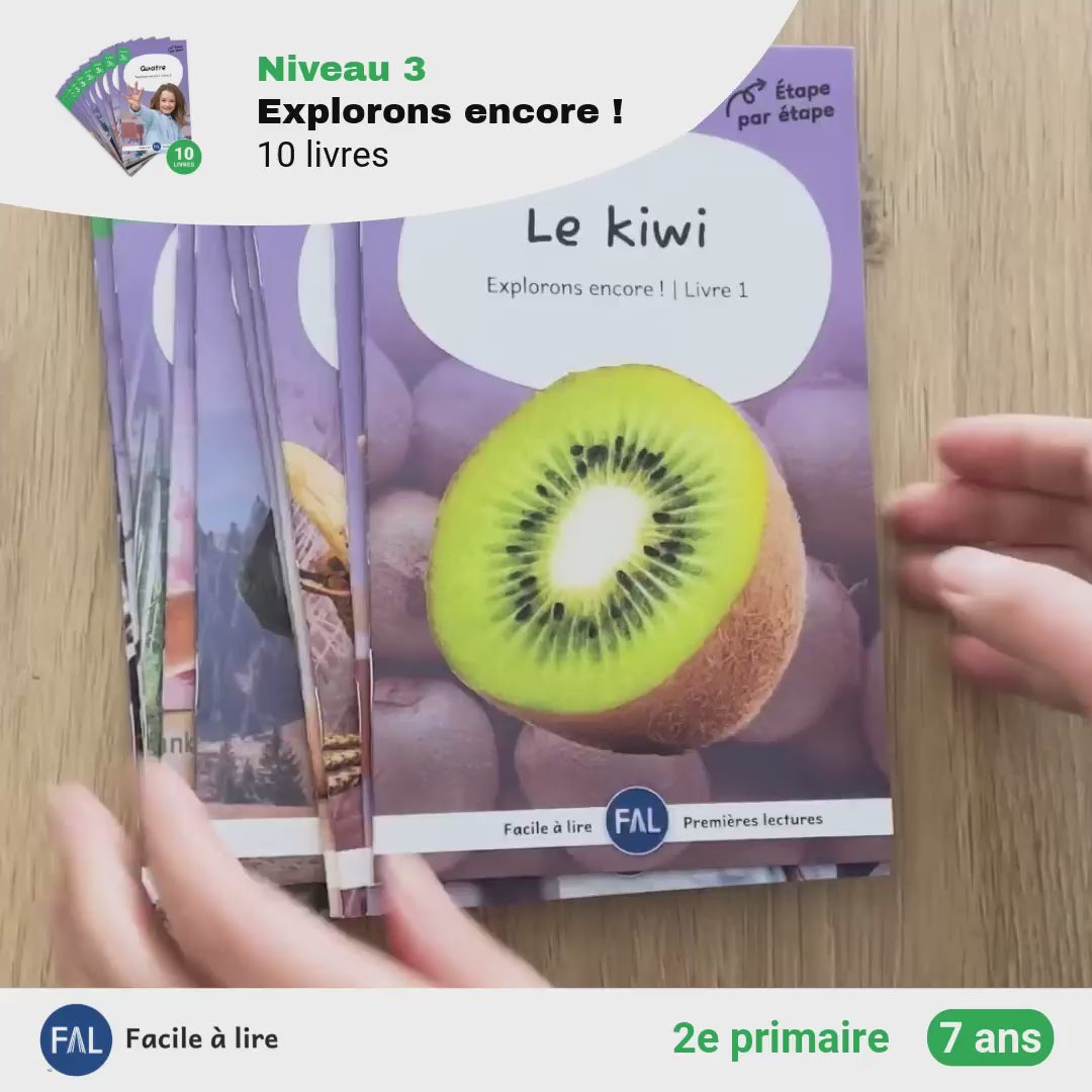 Présentation des livres de la série Explorons encore !