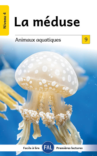 Couverture Animaux aquatiques livre 9 La méduse