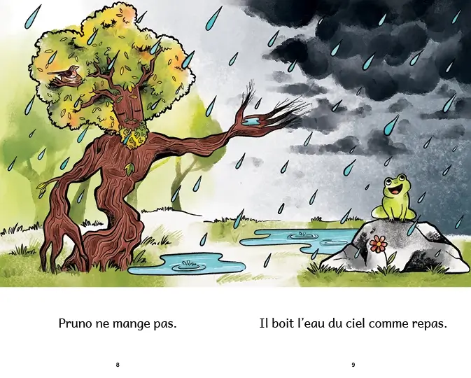 Exemple de page du livre Pruno Baobab